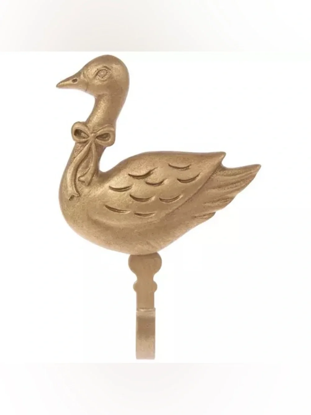 (2) Gold Swan Wall Hook